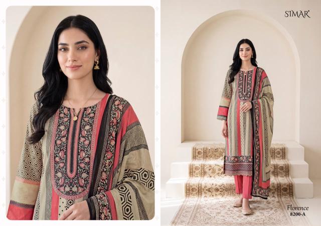 Glossy simar florence surat dress material wholesale shop